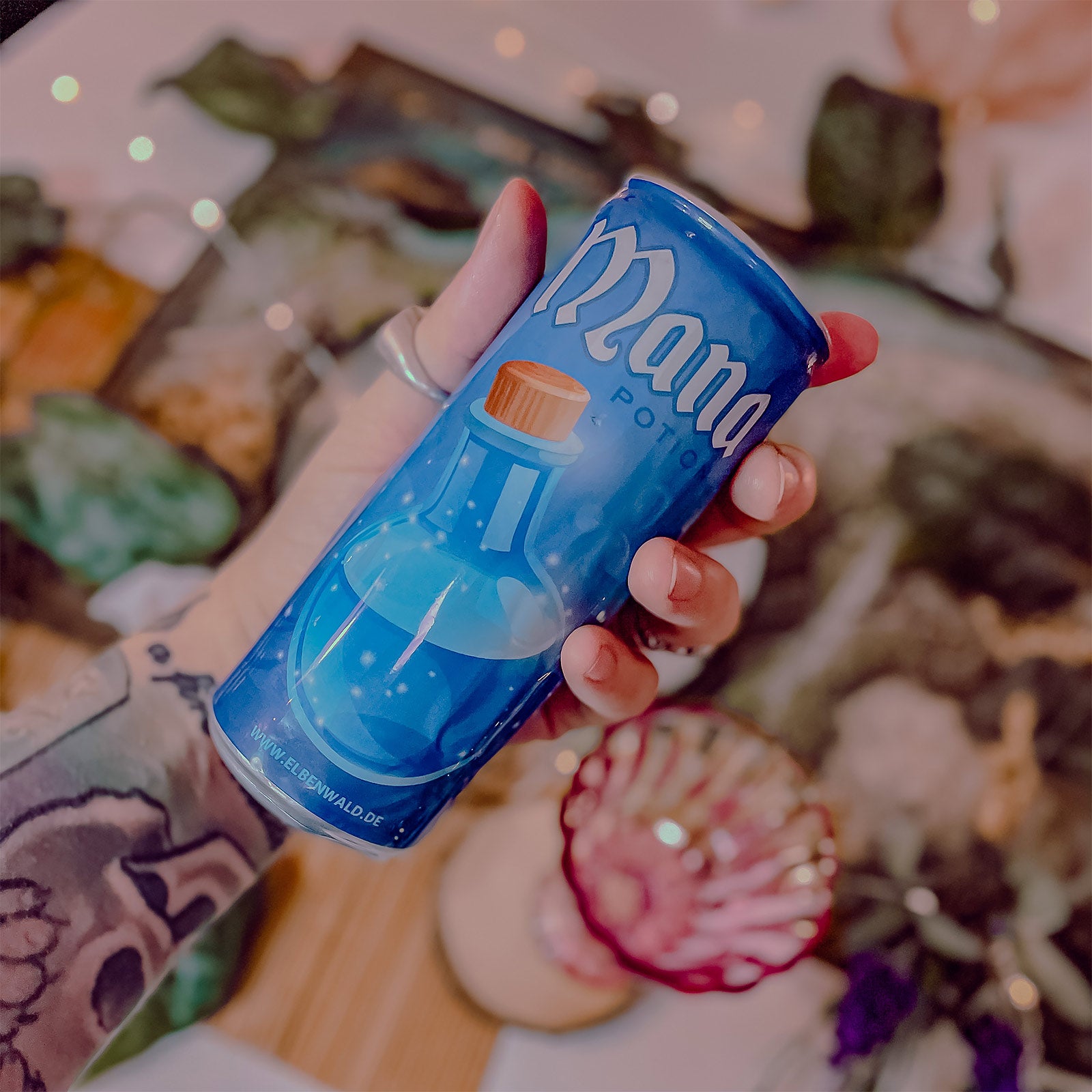 Immagine del prodotto Bibita energetica Mana Potion per gli appassionati di videogiochi
