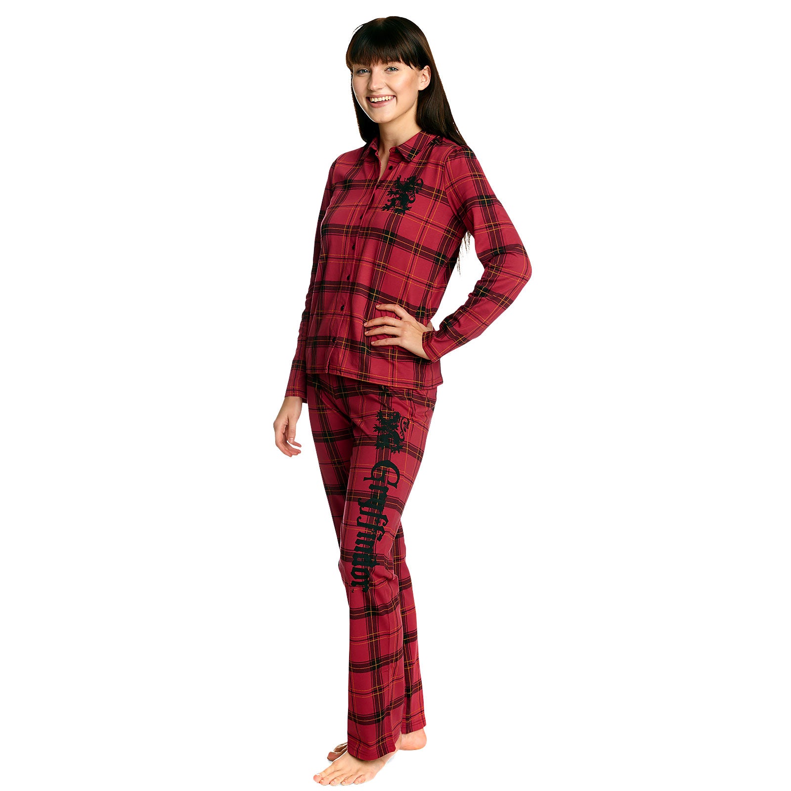Immagine del prodotto Harry Potter - Pigiama a quadri Gryffindor per donna in rosso