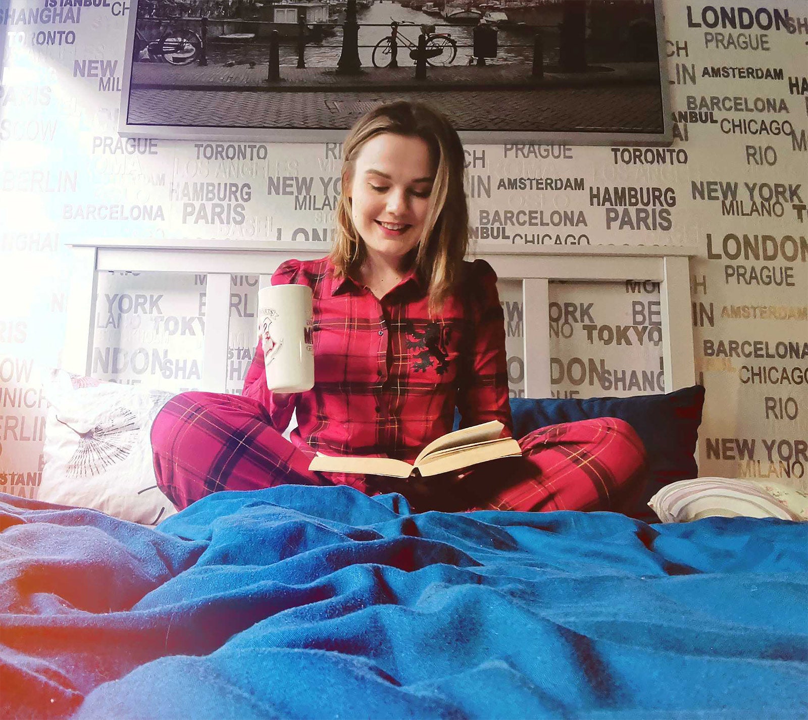 Immagine del prodotto Harry Potter - Pigiama a quadri Gryffindor per donna in rosso