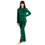 Immagine del prodotto Harry Potter - Pigiama a quadri Slytherin per donna in verde