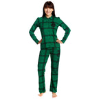 Immagine del prodotto Harry Potter - Pigiama a quadri Slytherin per donna in verde