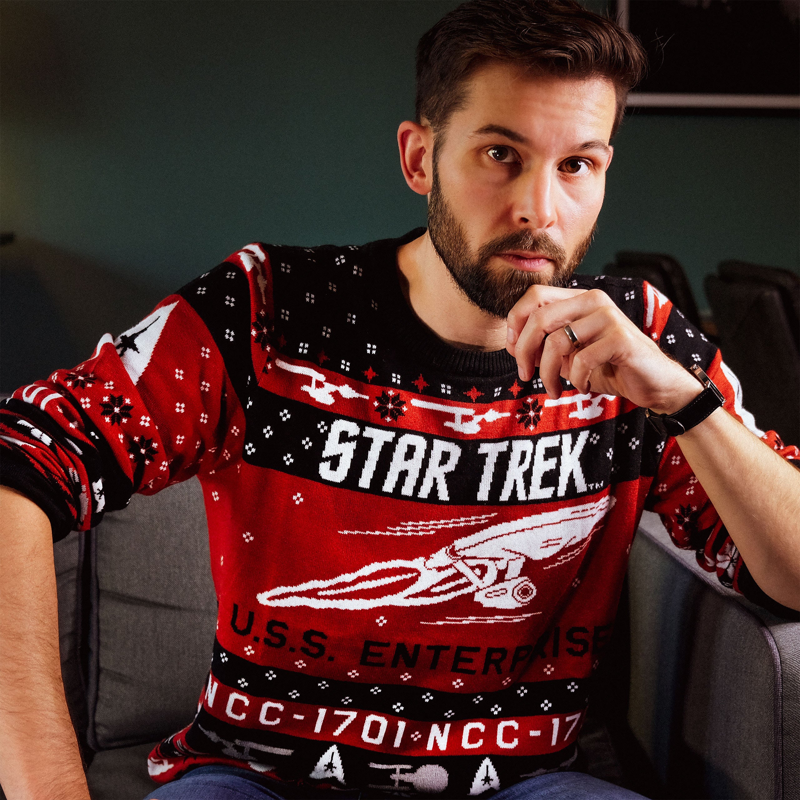 Immagine del prodotto Star Trek - Maglione in maglia USS Enterprise