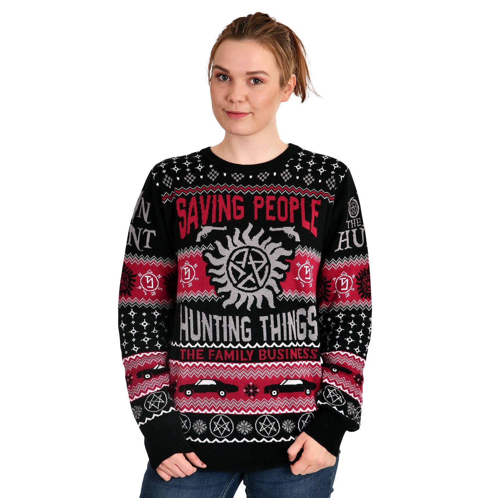 Immagine del prodotto Supernatural - Saving People Hunting Things Maglione a maglia