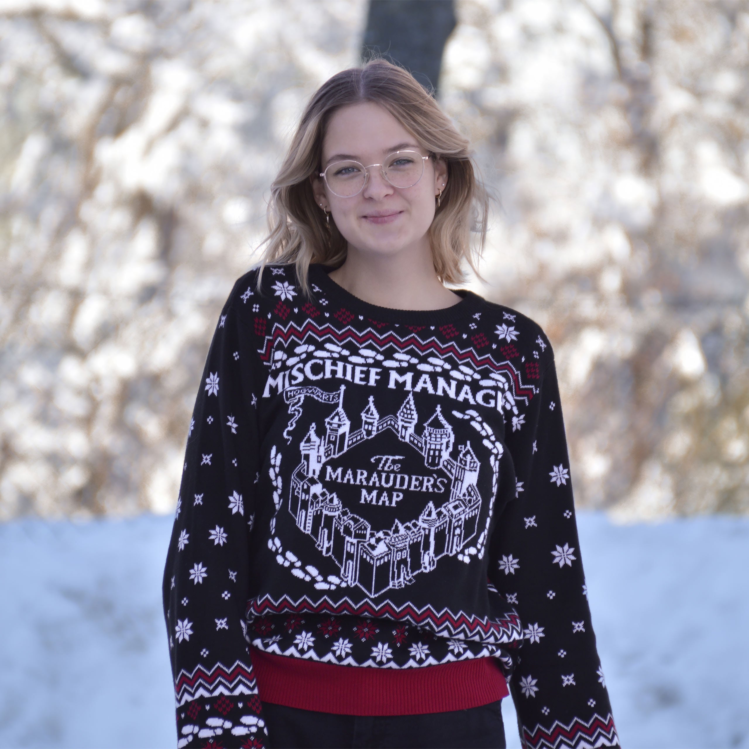 Immagine del prodotto Harry Potter - Maglione a maglia Mappa del Malandrino