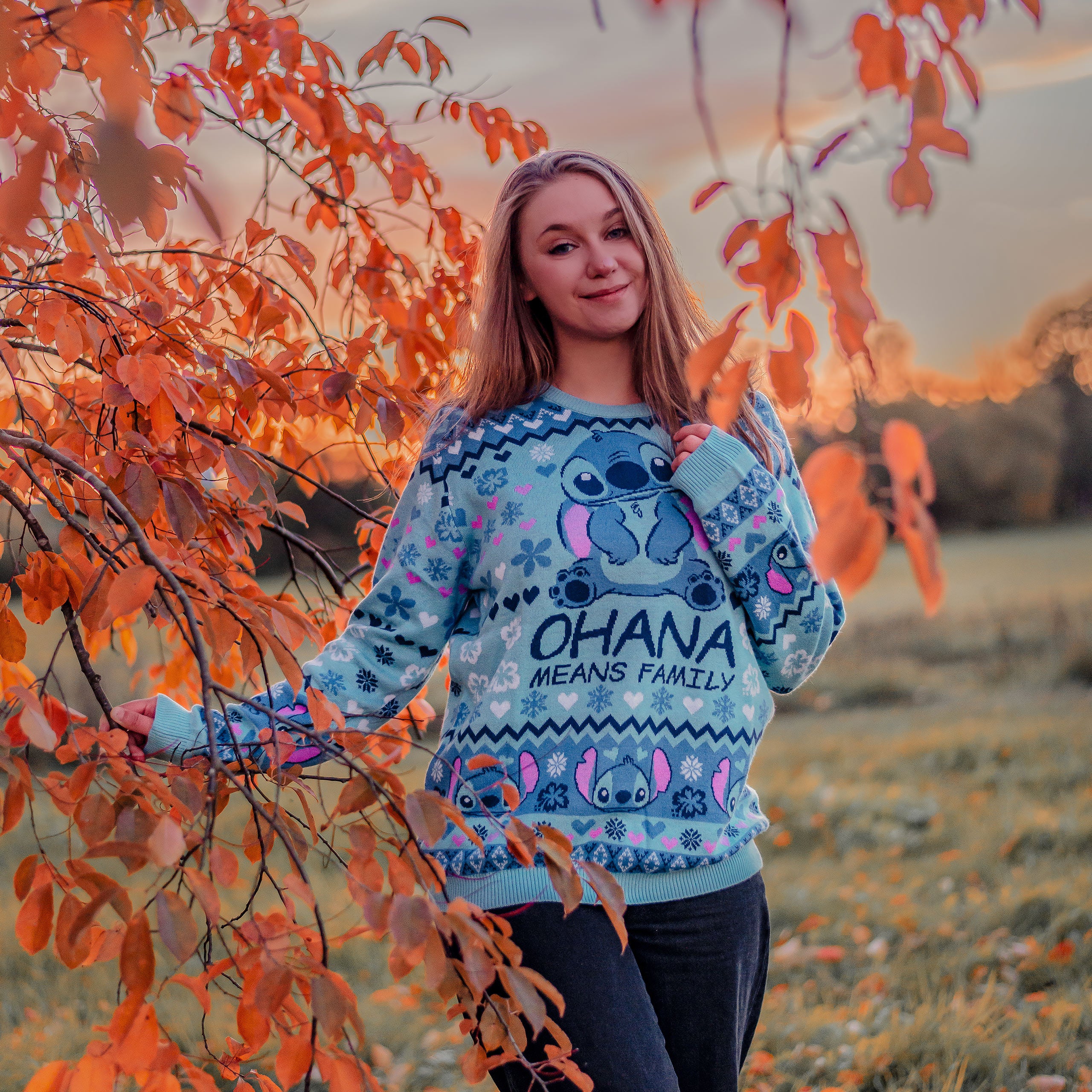 Immagine del prodotto Lilo & Stitch - Ohana significa famiglia, maglione di lana