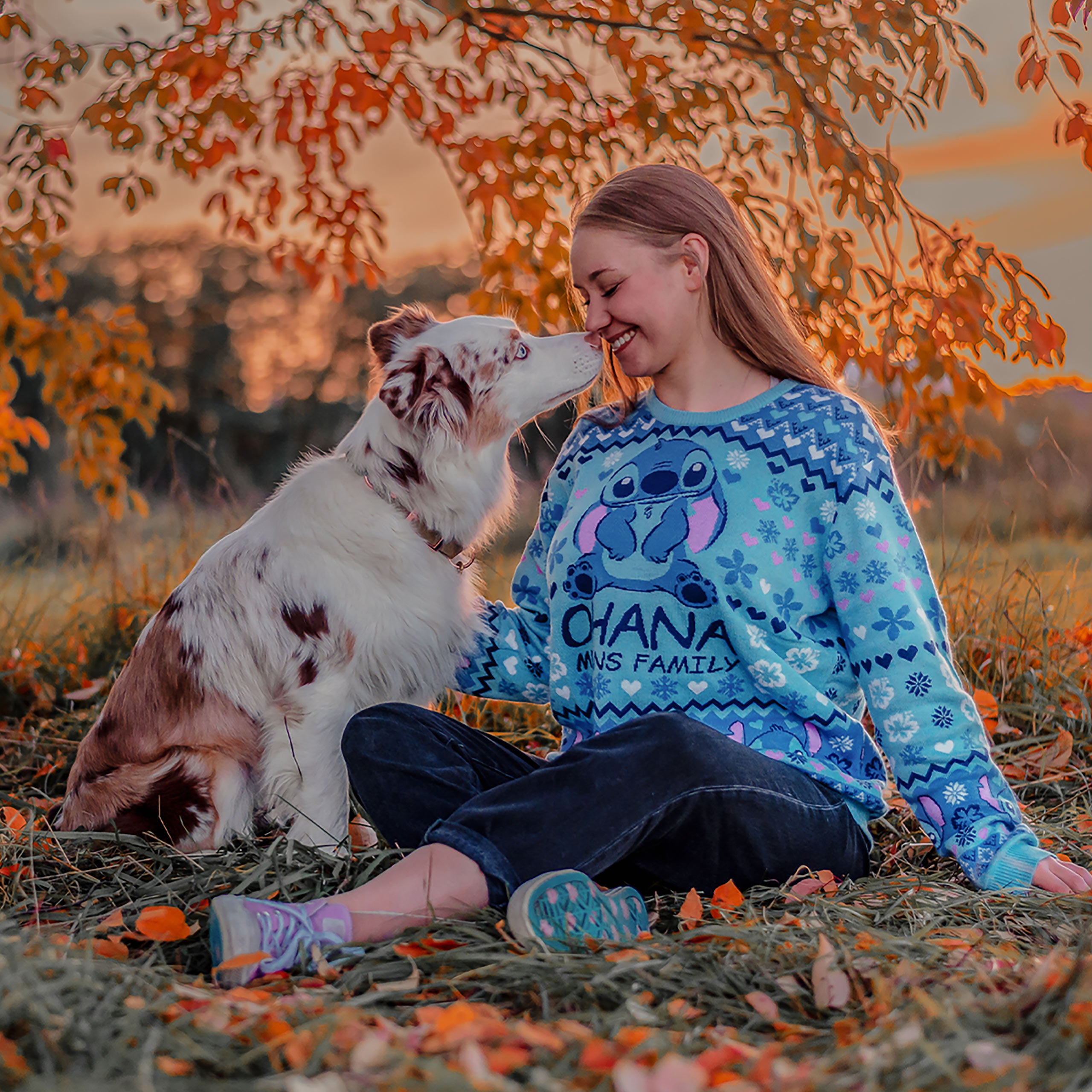Immagine del prodotto Lilo & Stitch - Ohana significa famiglia, maglione di lana
