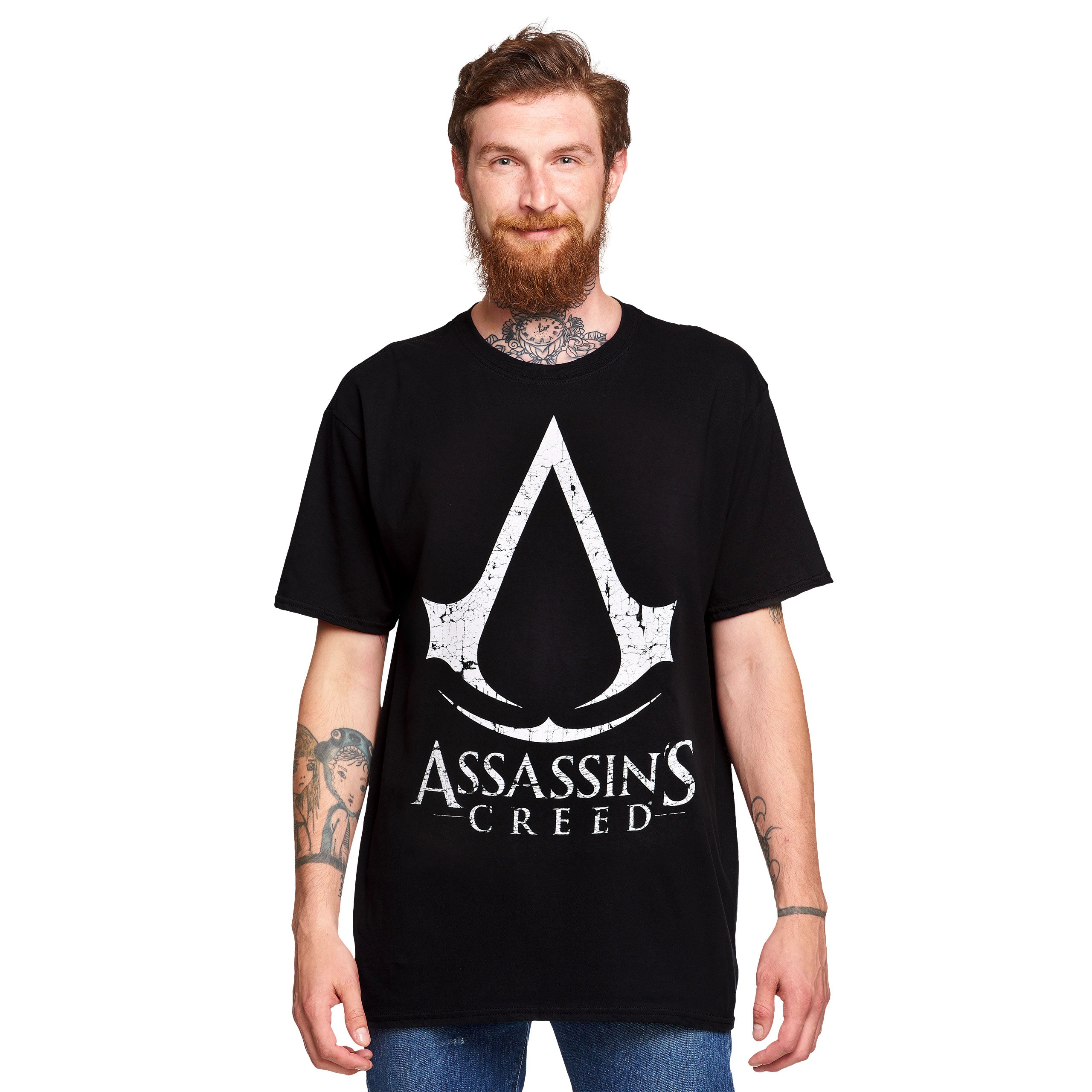 Immagine del prodotto Assassin's Creed - T-shirt con logo crepato nero