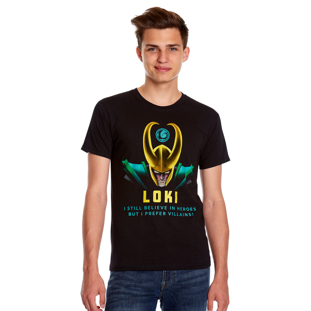 Immagine del prodotto Loki - Preferisco i cattivi T-shirt nera