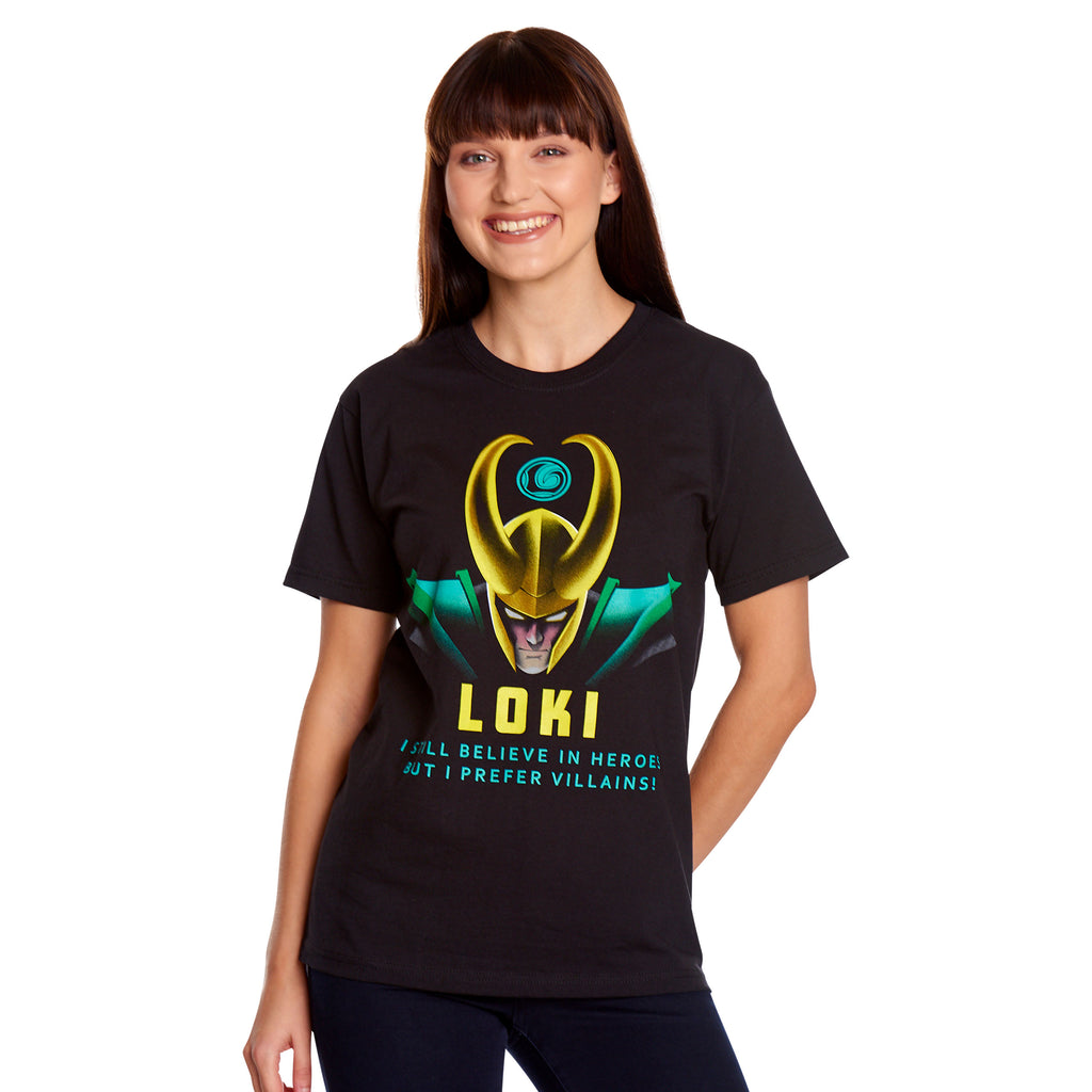 Immagine del prodotto Loki - Preferisco i cattivi T-shirt nera