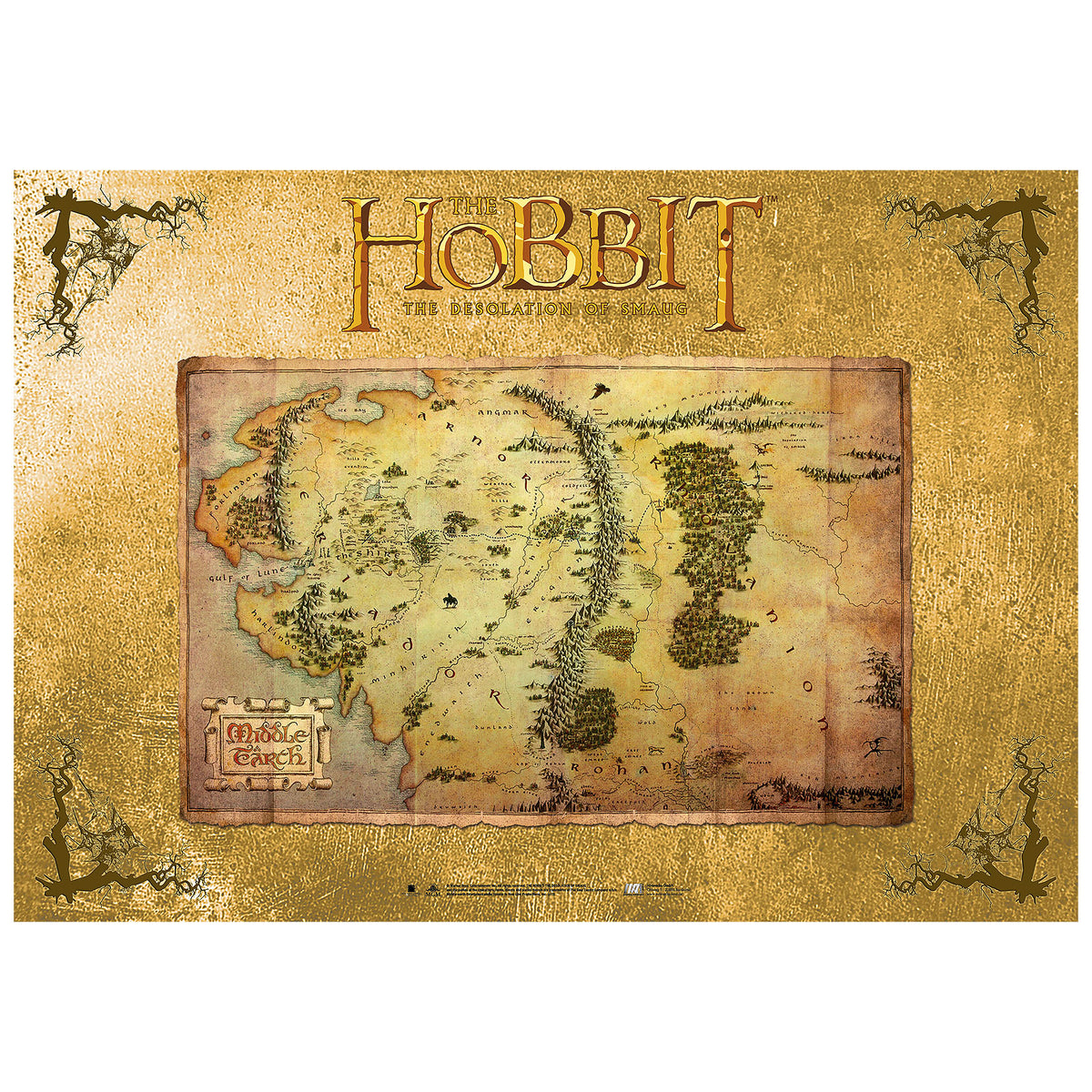 Immagine del prodotto Lo Hobbit - Poster Maxi della Mappa della Terra di Mezzo