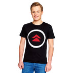 Immagine del prodotto T-shirt con logo per fan di Ghost of Tsushima nera