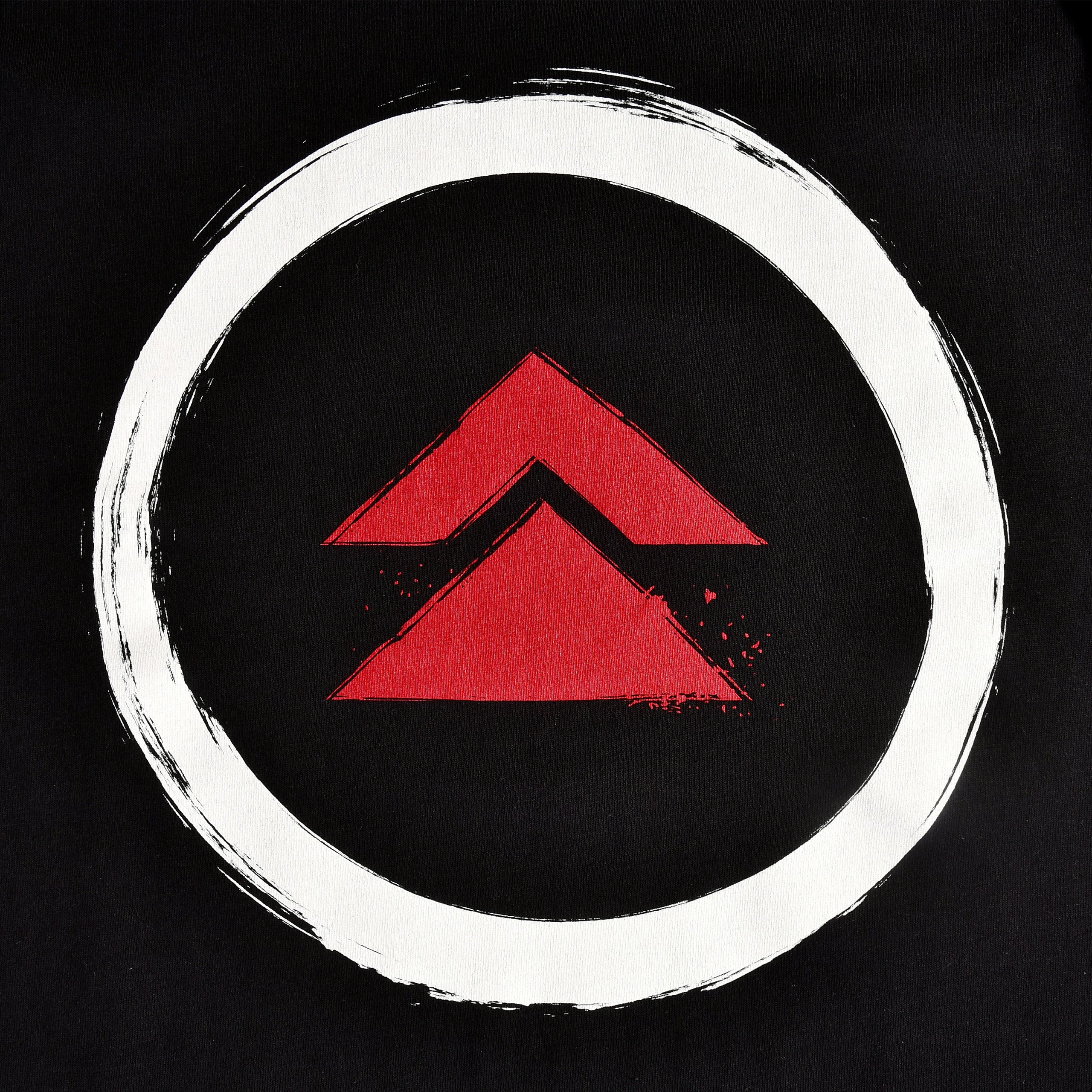Immagine del prodotto T-shirt con logo per fan di Ghost of Tsushima nera
