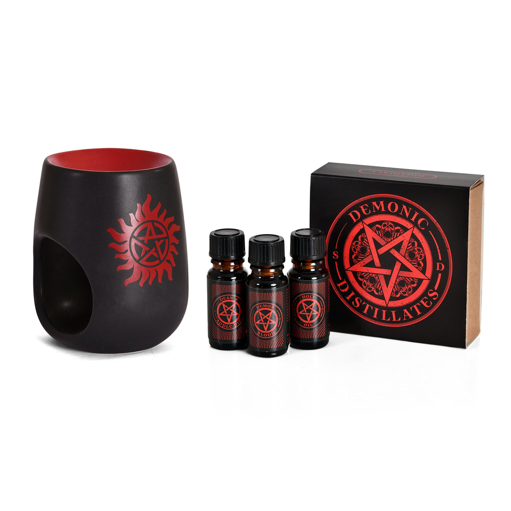 Immagine del prodotto Supernatural - Lampada Profumata con Simbolo Anti Possessione e Olio Profumato