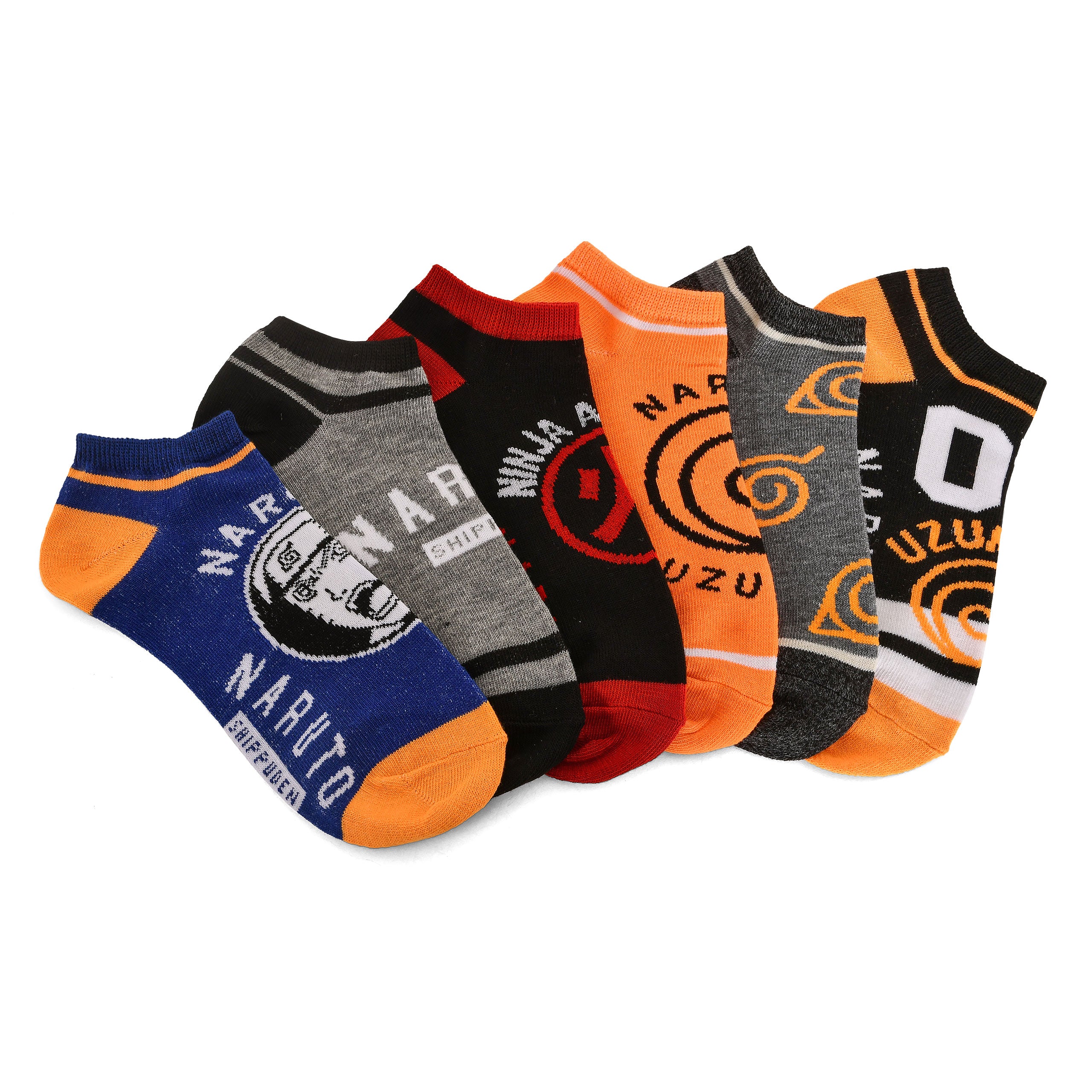 Product image Naruto - Symbols Sneaker Socks 6-piece Set