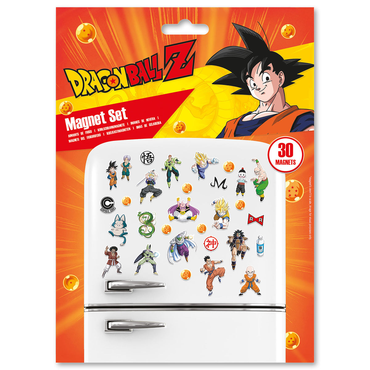 Immagine del prodotto Dragon Ball Z - Set di magneti dei personaggi