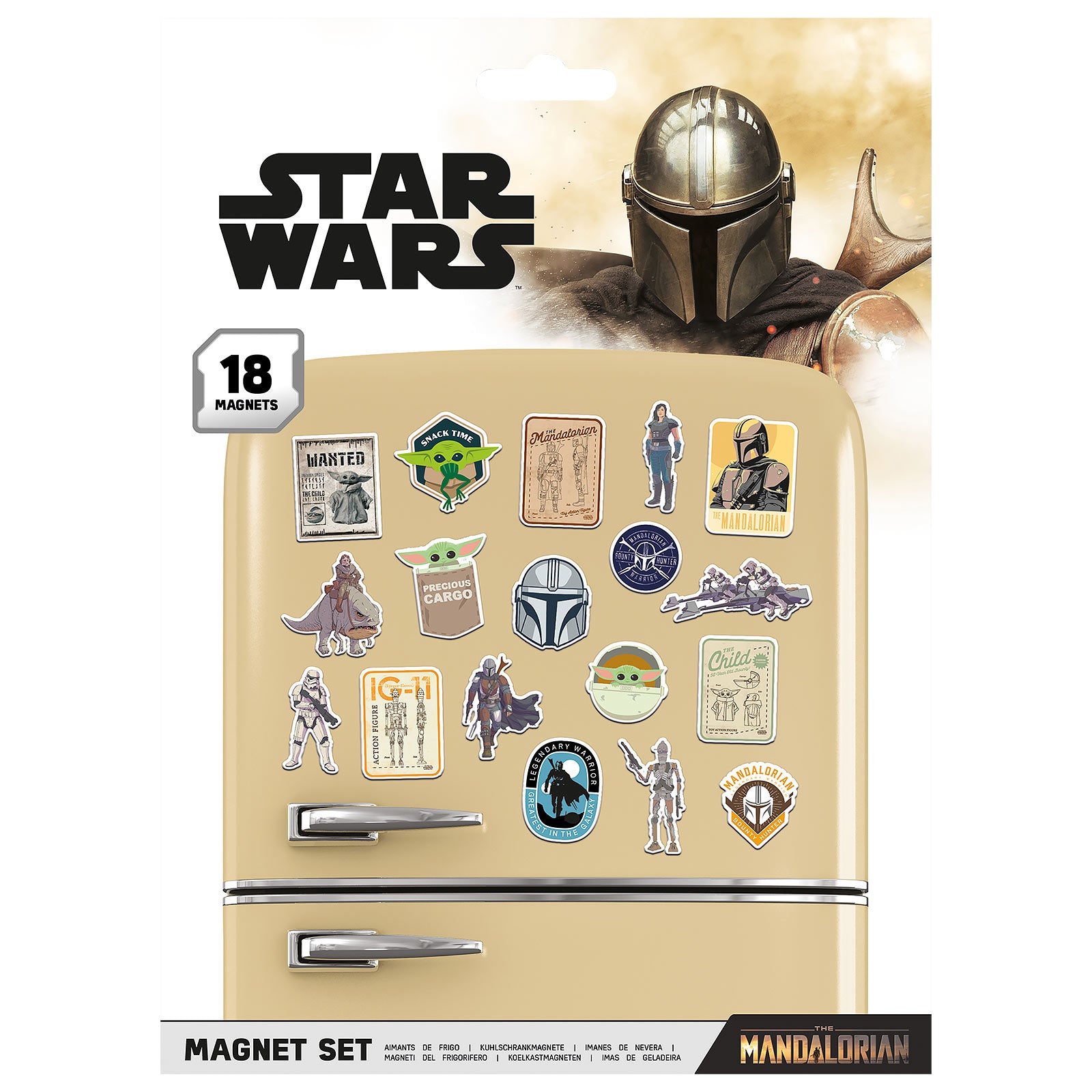Immagine del prodotto Set di magneti cacciatore di taglie The Mandalorian - Star Wars