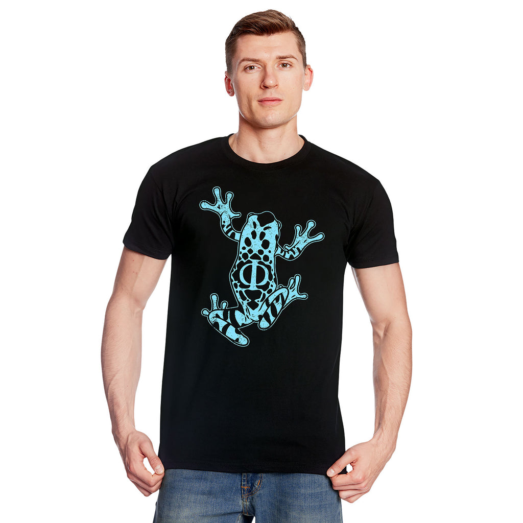 Immagine del prodotto Maglietta Frog Glyph Code per fan di Fringe nera
