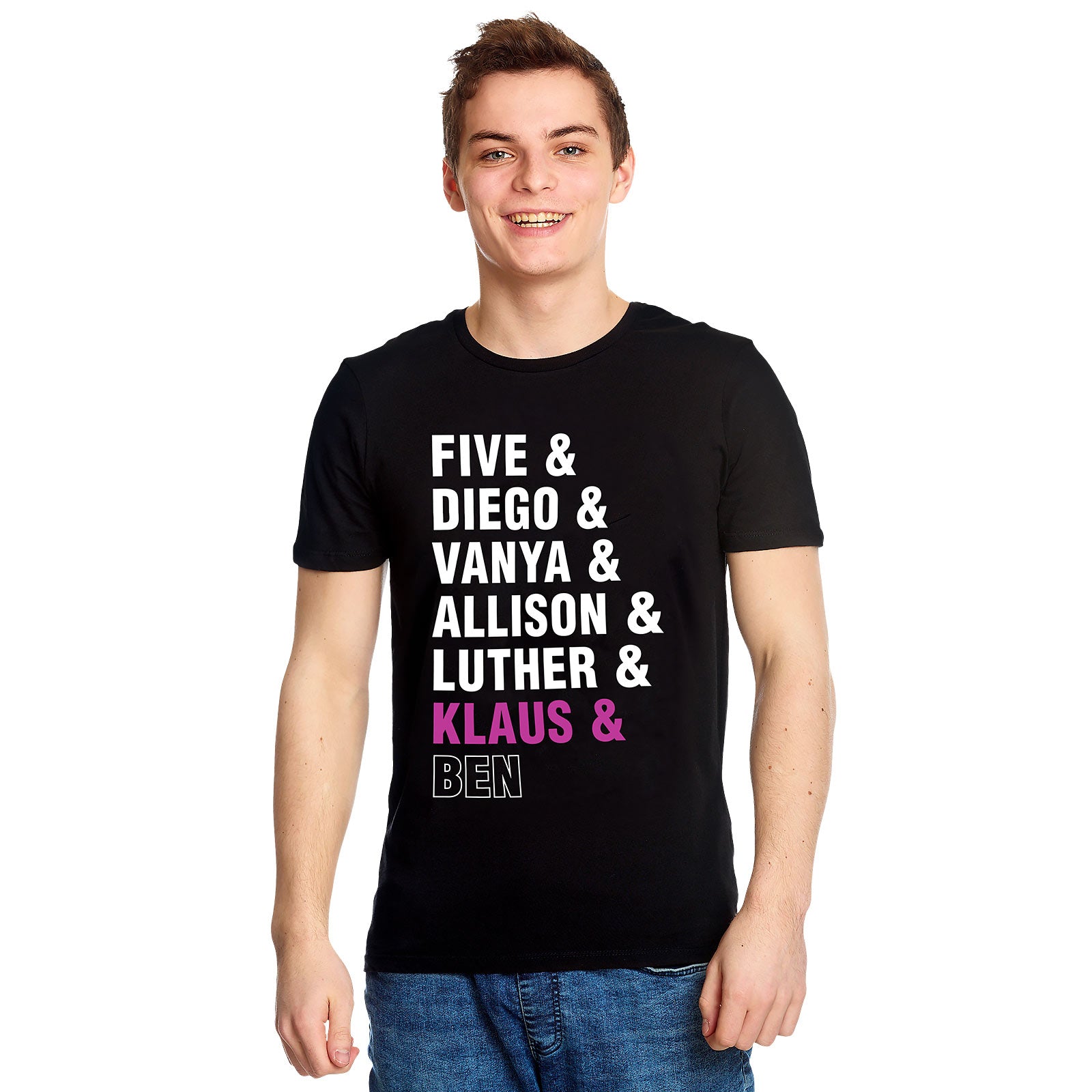 Immagine del prodotto Maglietta della Famiglia Hargreeves per fan di The Umbrella Academy
