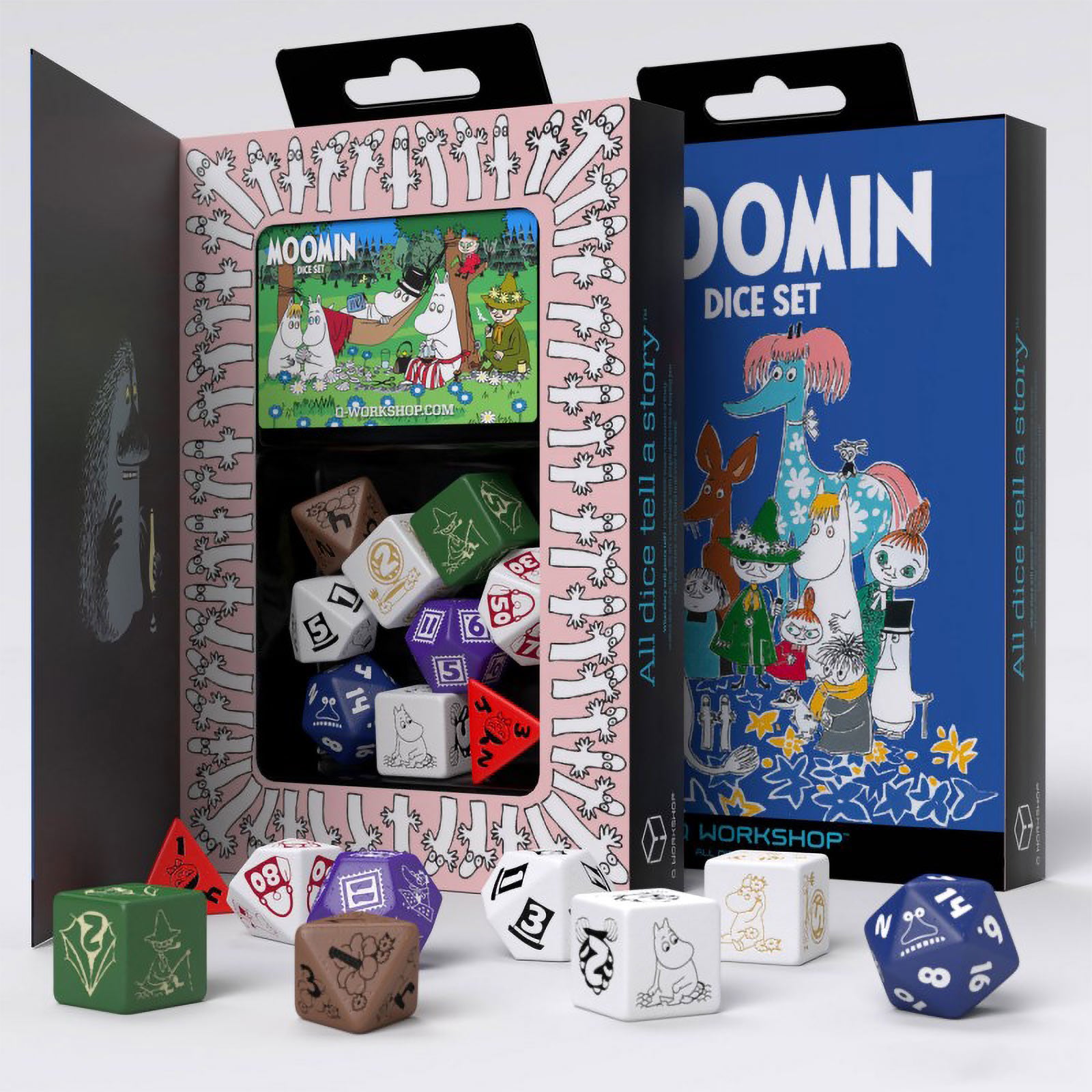 Product image Moomins RPG Dice Set 9pcs