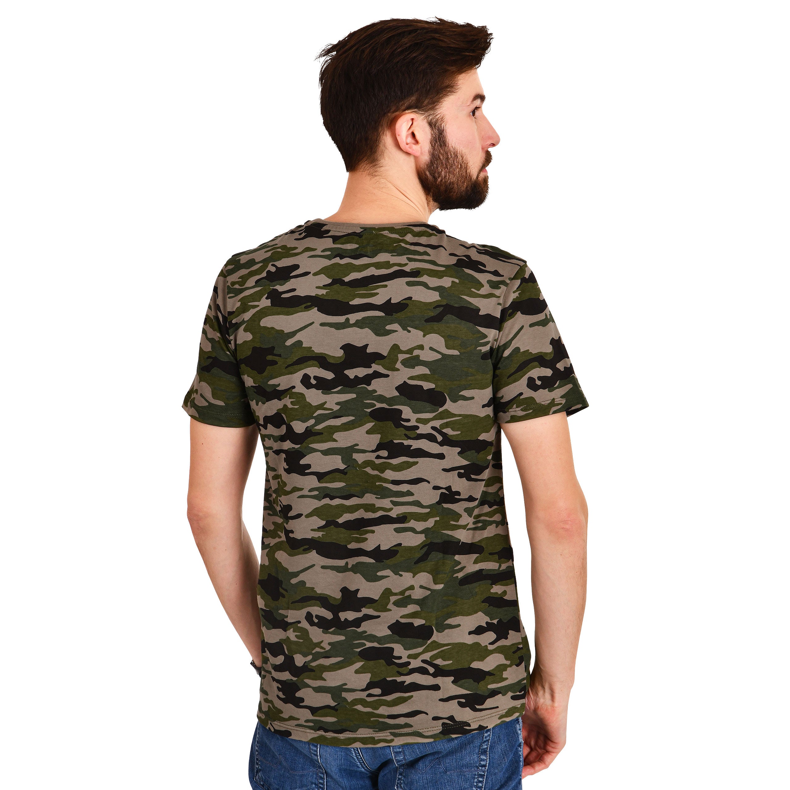 Immagine del prodotto T-shirt con logo camouflage di The Mandalorian - Star Wars