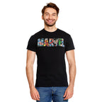 Immagine del prodotto Marvel - T-shirt nera con logo Comic Strip