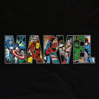 Immagine del prodotto Marvel - T-shirt nera con logo Comic Strip