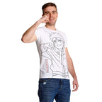 Immagine del prodotto Naruto - T-shirt Bianca Monocromo Sketch