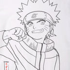 Immagine del prodotto Naruto - T-shirt Bianca Monocromo Sketch