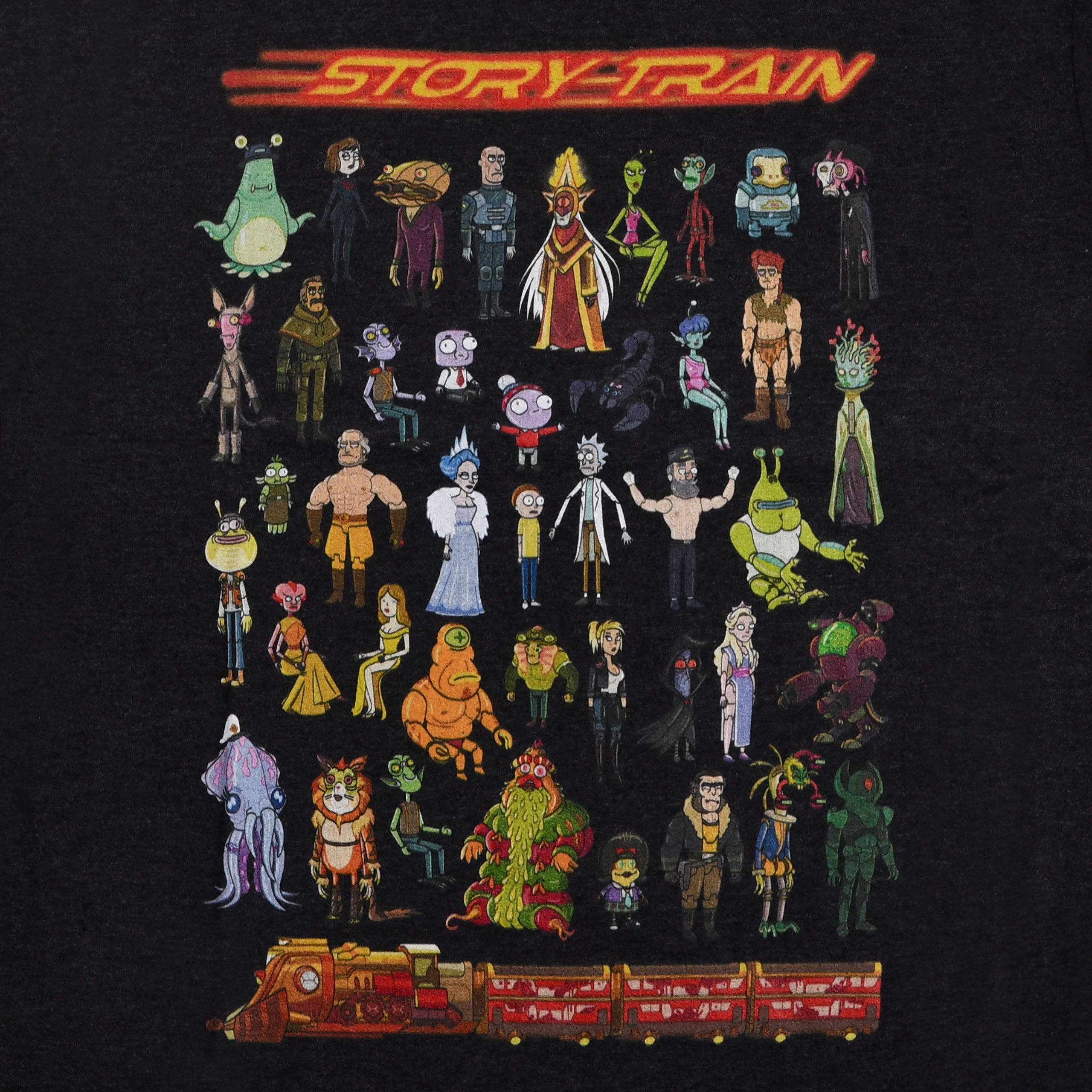 Immagine del prodotto Rick e Morty - T-shirt Story Train grigia