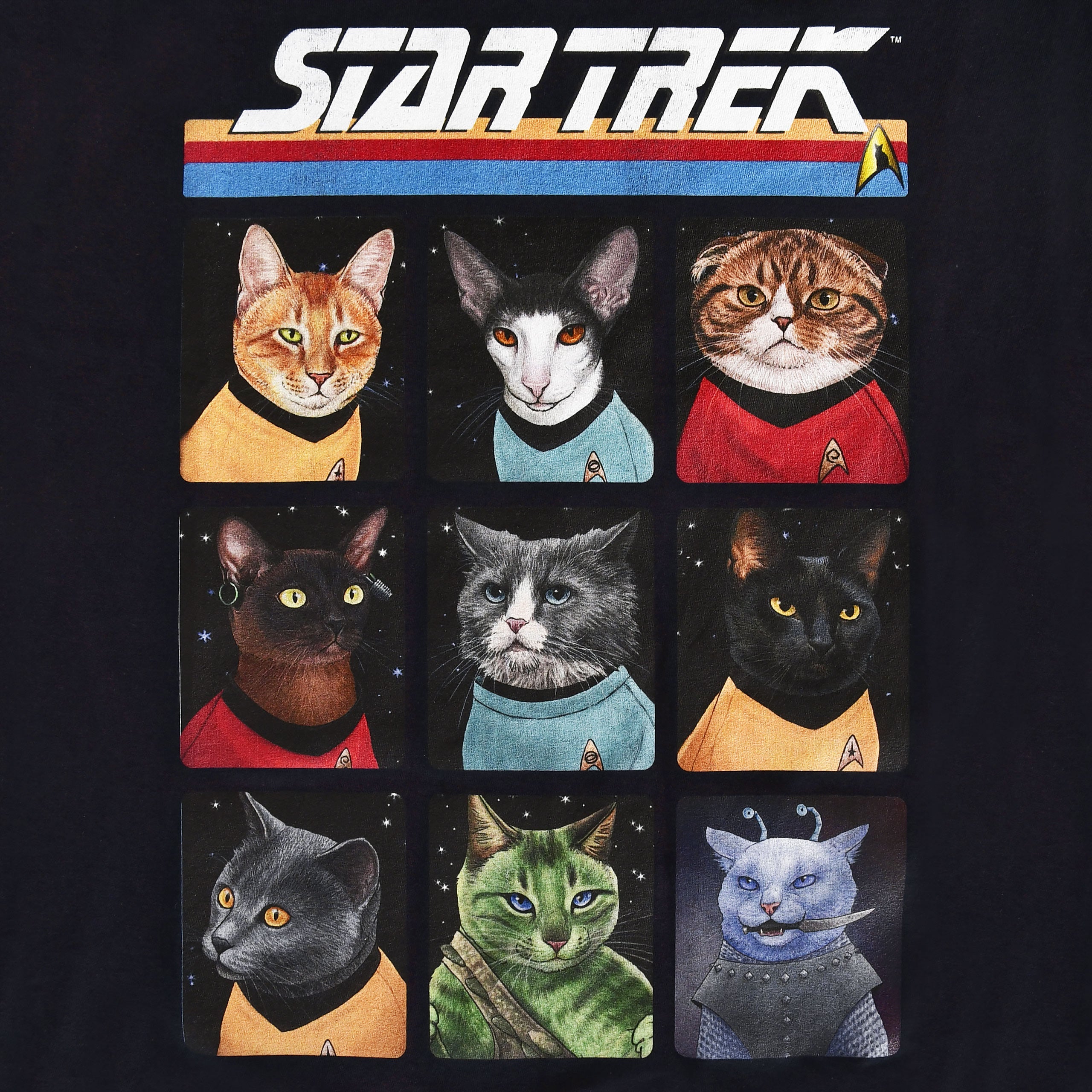 Immagine del prodotto Star Trek - Maglietta blu Cat Crew
