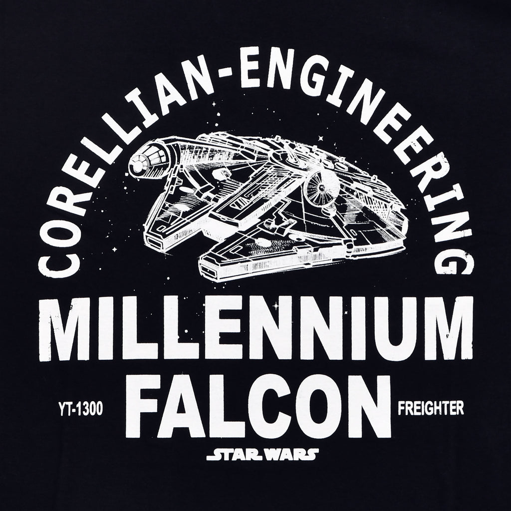 Immagine del prodotto Star Wars - T-shirt blu Millennium Falcon Corellian Engineering