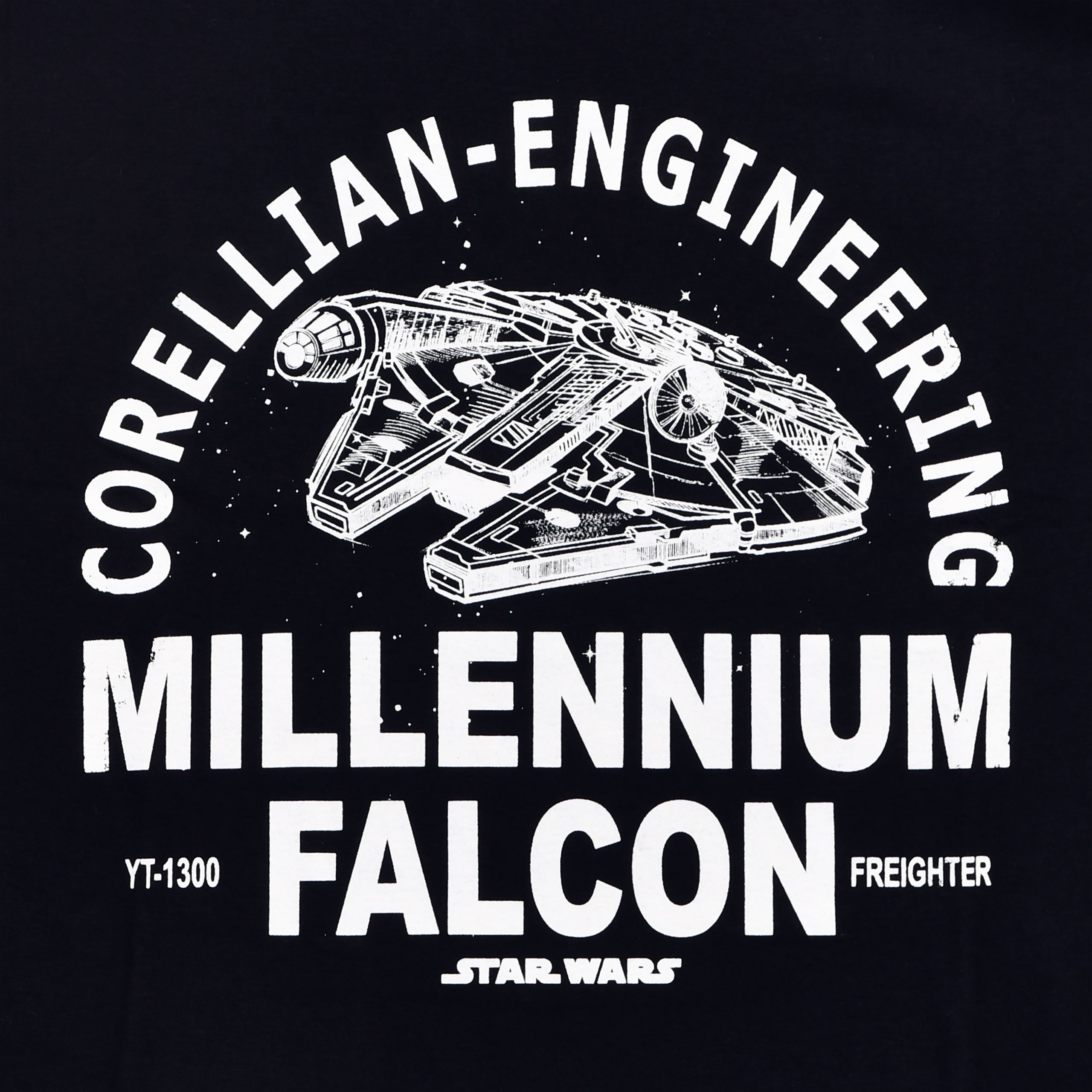 Immagine del prodotto Star Wars - T-shirt blu Millennium Falcon Corellian Engineering