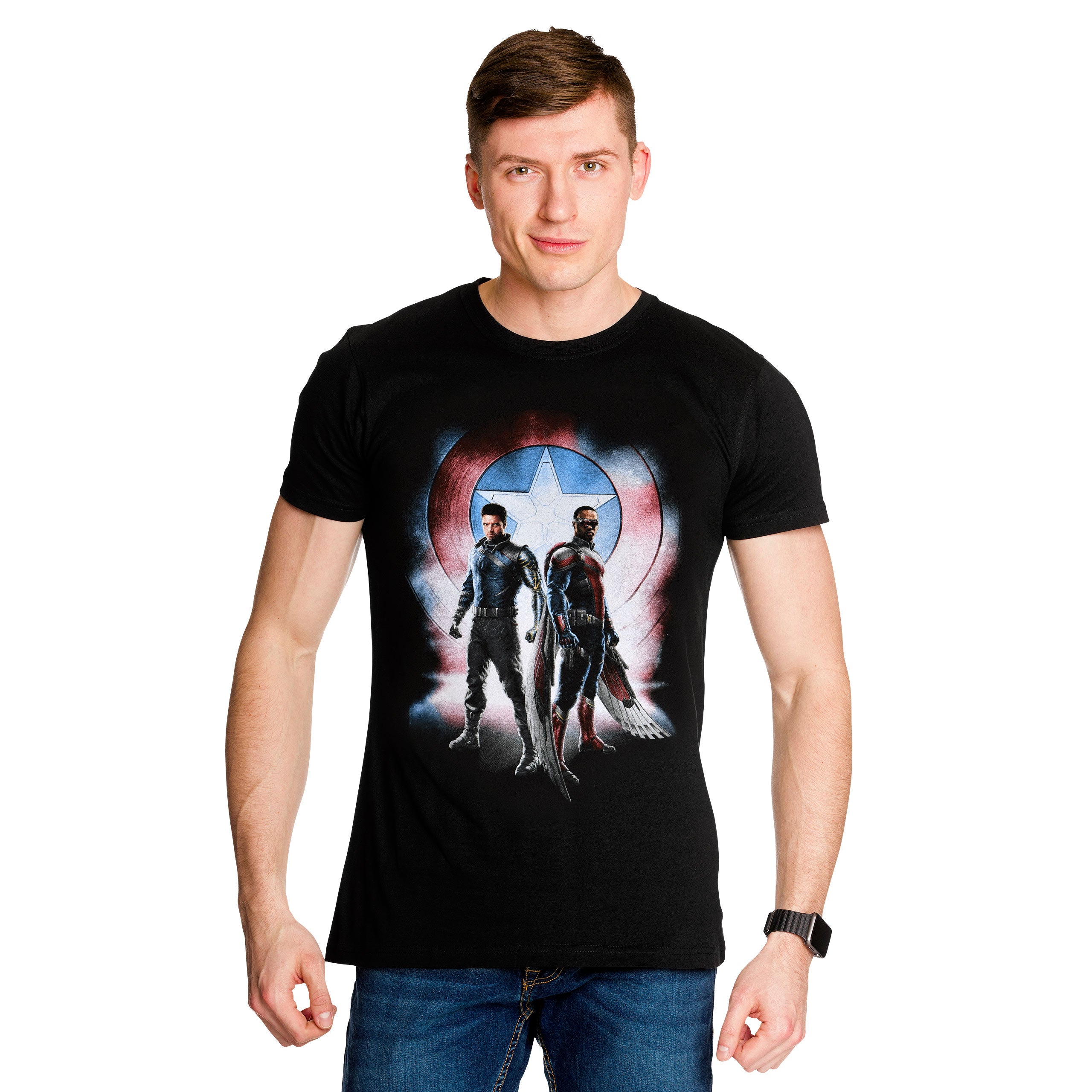 Immagine del prodotto Marvel - T-shirt nera di The Falcon and the Winter Soldier