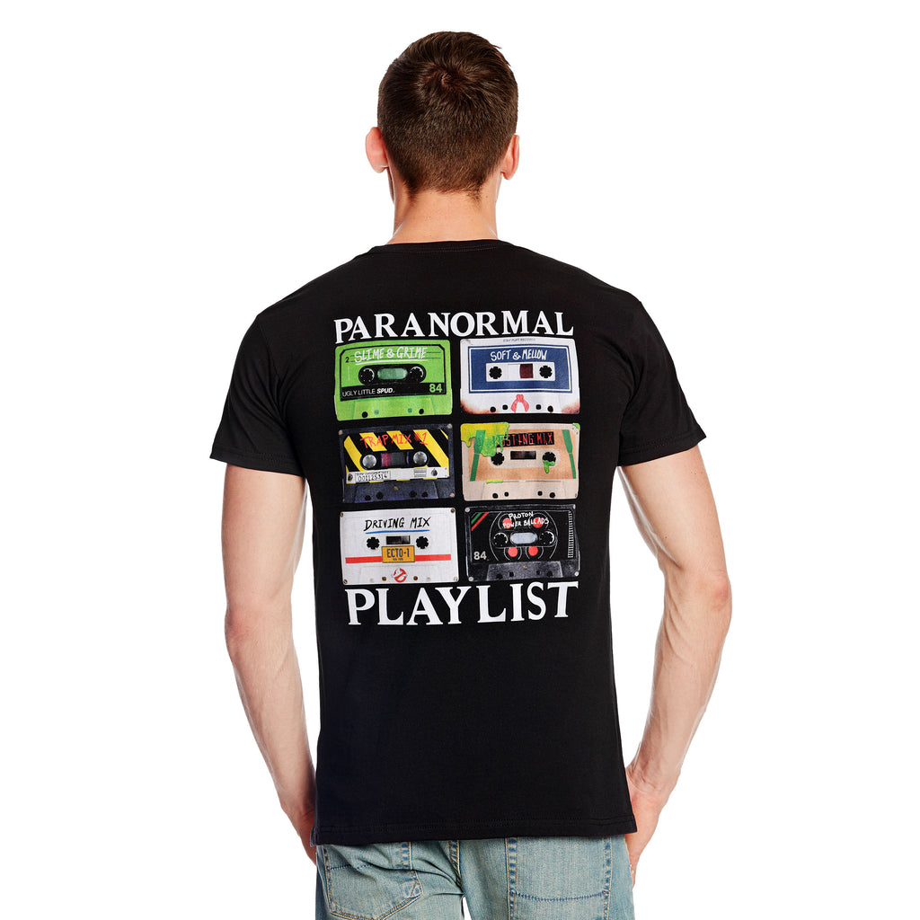 Immagine del prodotto Ghostbusters - Maglietta Paranormal Playlist nera