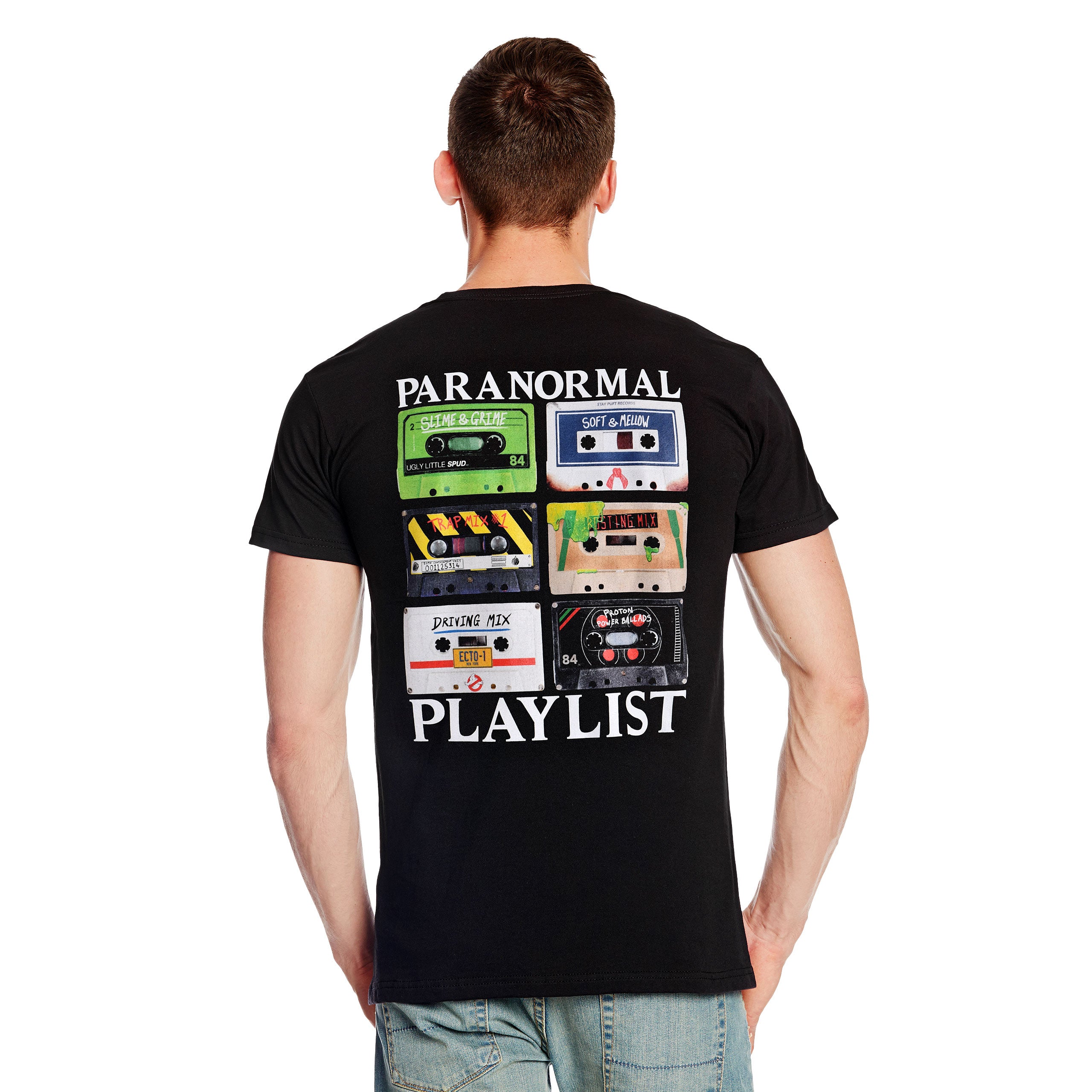 Immagine del prodotto Ghostbusters - Maglietta Paranormal Playlist nera