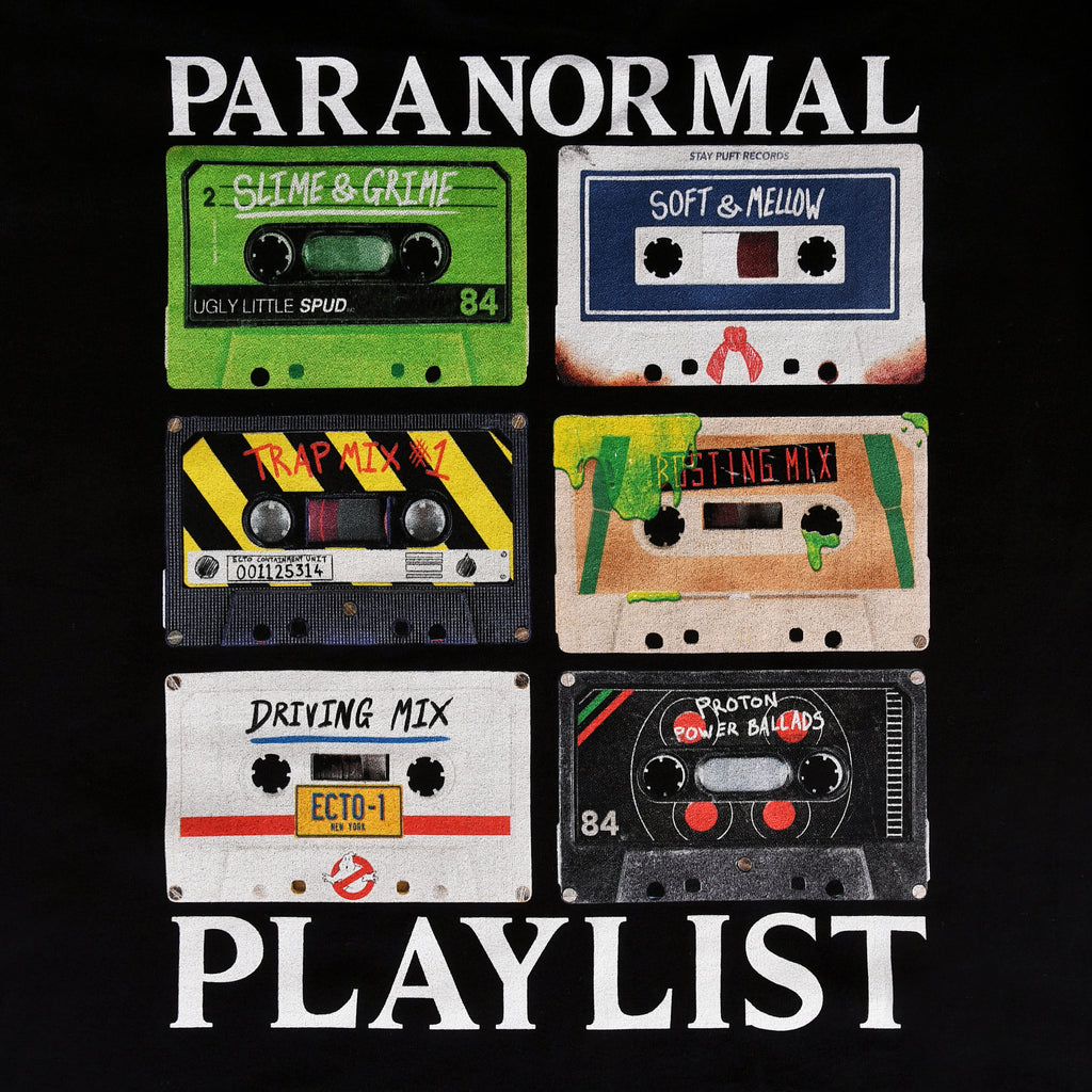 Immagine del prodotto Ghostbusters - Maglietta Paranormal Playlist nera