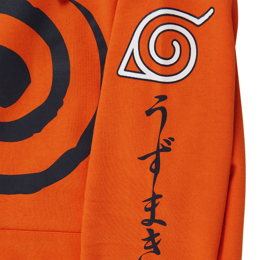 Immagine del prodotto Naruto - Felpa con cappuccio arancione simbolo clan Uzumaki