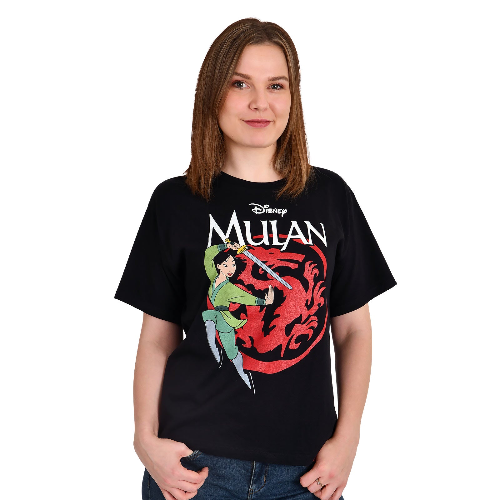 Immagine del prodotto Mulan - T-shirt con logo da donna nera