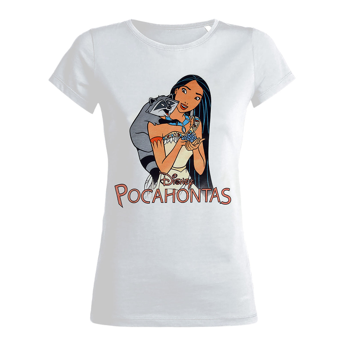 Immagine del prodotto T-shirt da donna Pocahontas & Meeko bianca