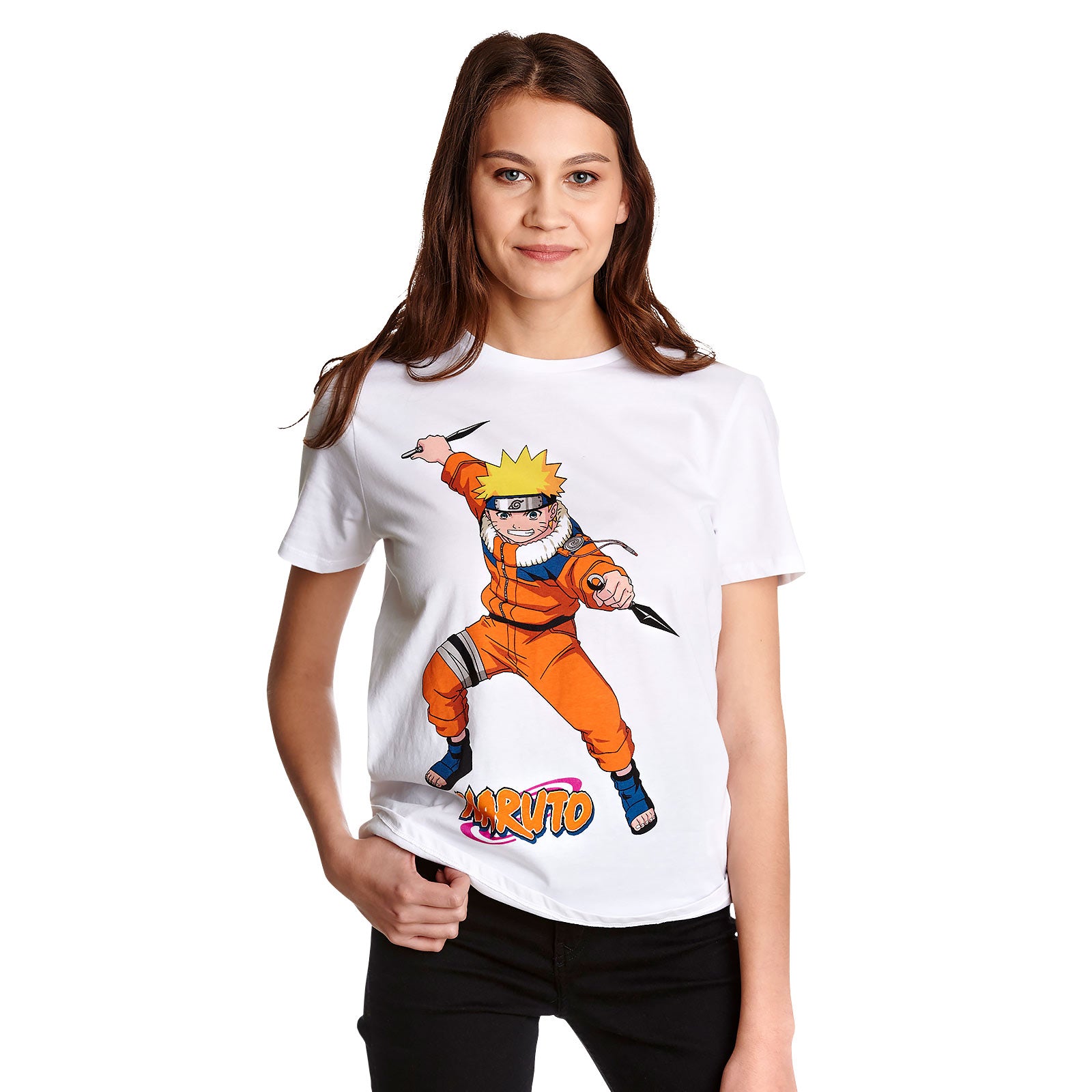 Immagine del prodotto T-shirt da donna bianca Naruto Uzumaki Character