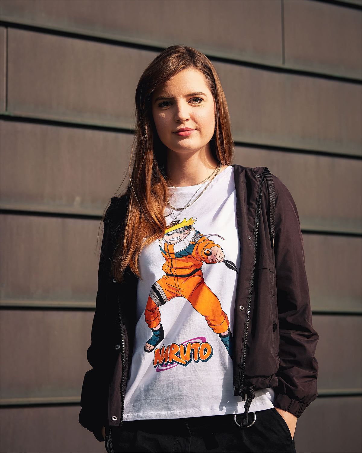Immagine del prodotto T-shirt da donna bianca Naruto Uzumaki Character
