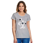 Immagine del prodotto Asterix - T-shirt donna Idefix grigia