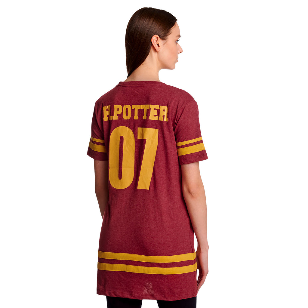Immagine del prodotto T-shirt Oversize da Donna Harry Potter Gryffindor Cercatore rossa