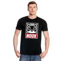 Immagine del prodotto T-shirt di Tom Nook per fan di Animal Crossing nera