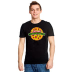 Immagine del prodotto Maglietta pizza Cowabunga per fan di Ninja Turtles nera