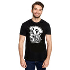 Immagine del prodotto T-shirt di K.K. Slider per fan di Animal Crossing nera