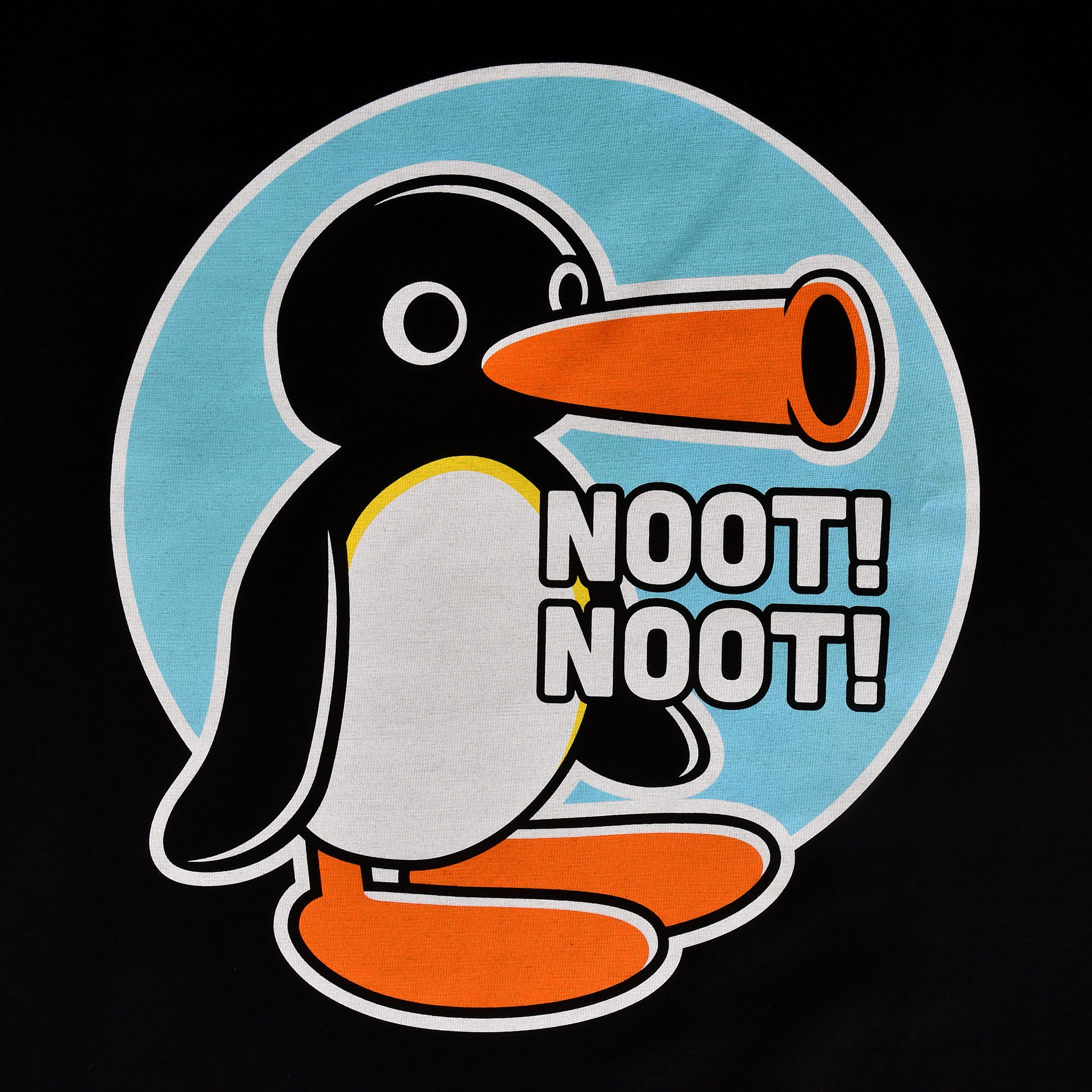 Immagine del prodotto Maglietta Noot Noot per fan di Pingu nera