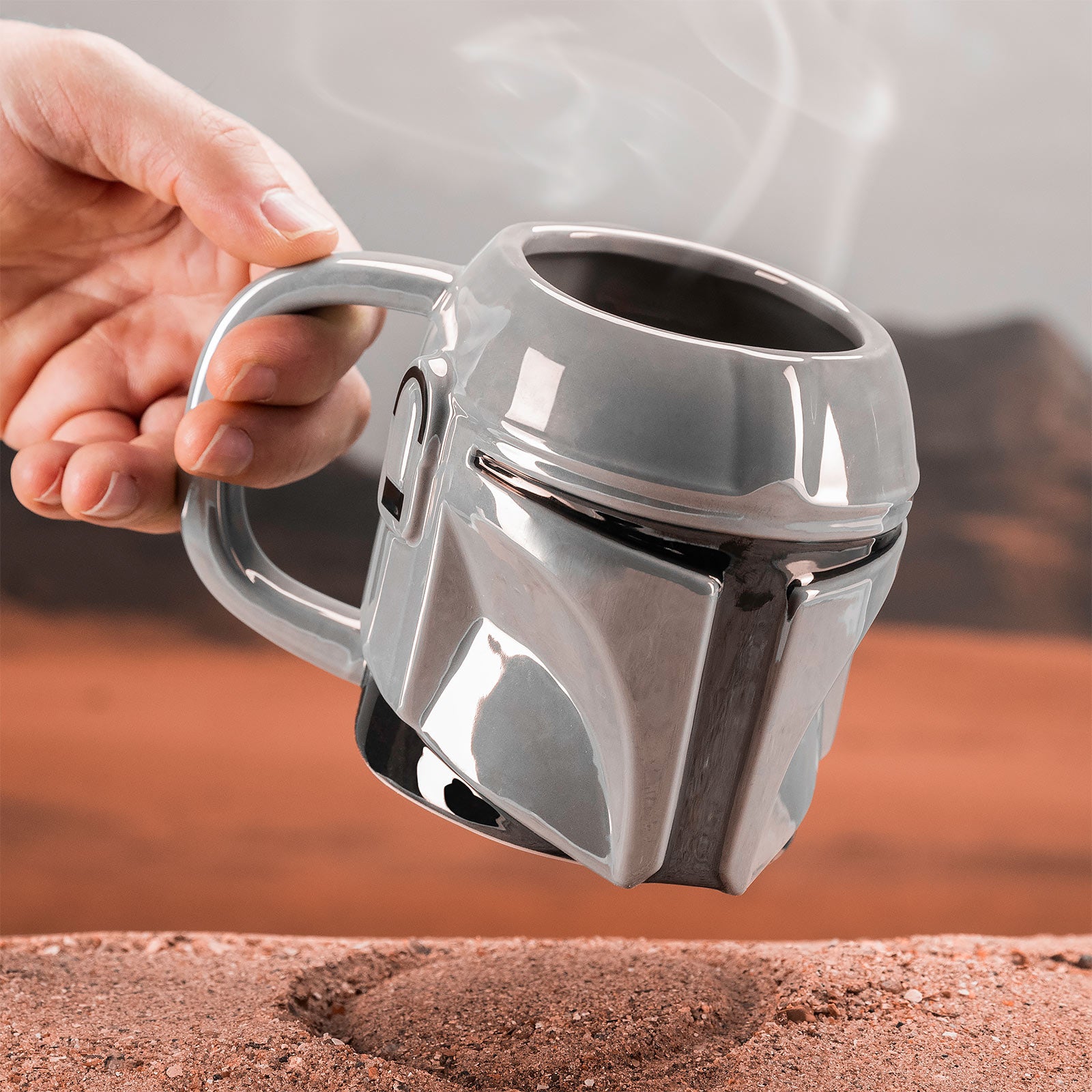 Immagine del prodotto Tazza 3D del casco di The Mandalorian - Star Wars
