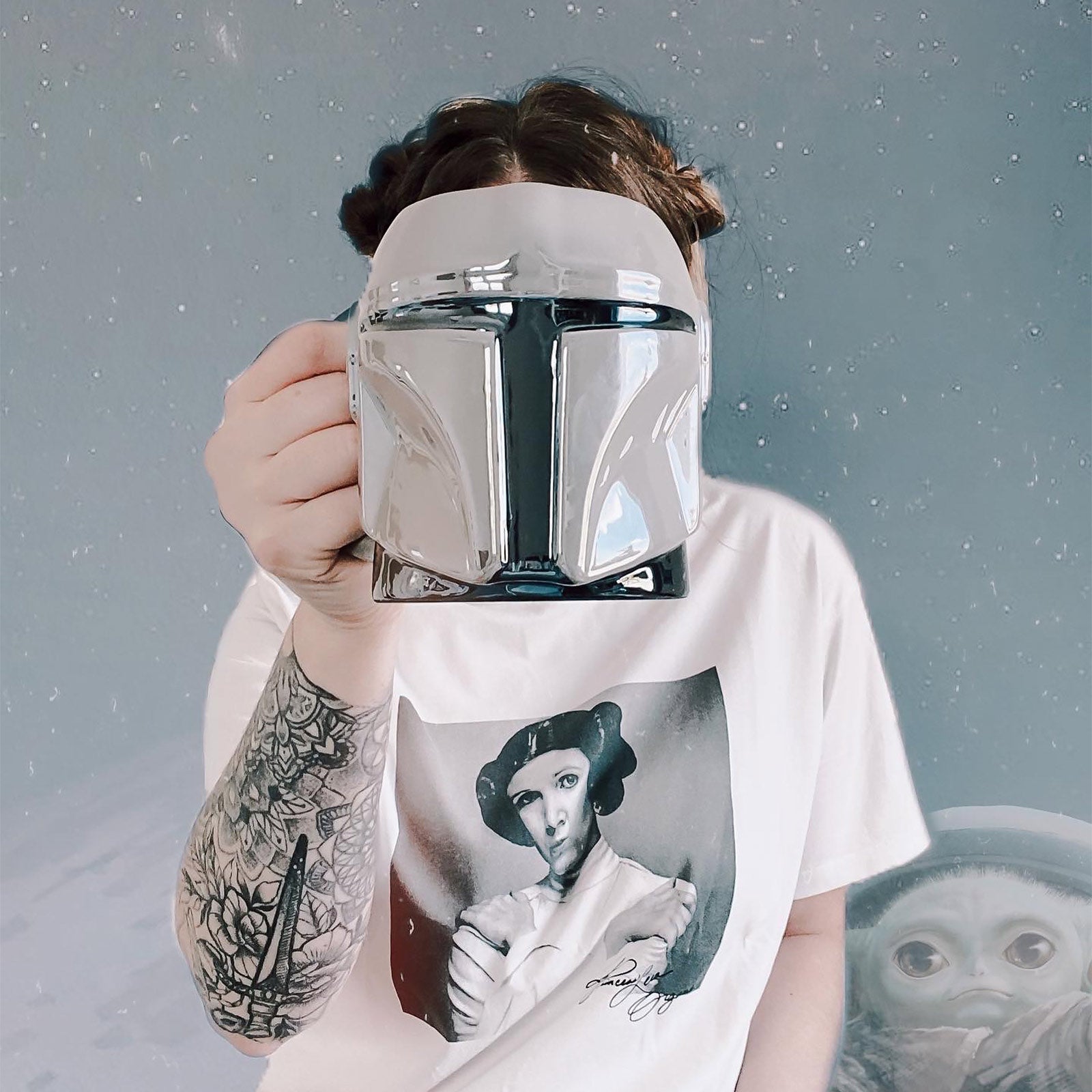 Immagine del prodotto Tazza 3D del casco di The Mandalorian - Star Wars