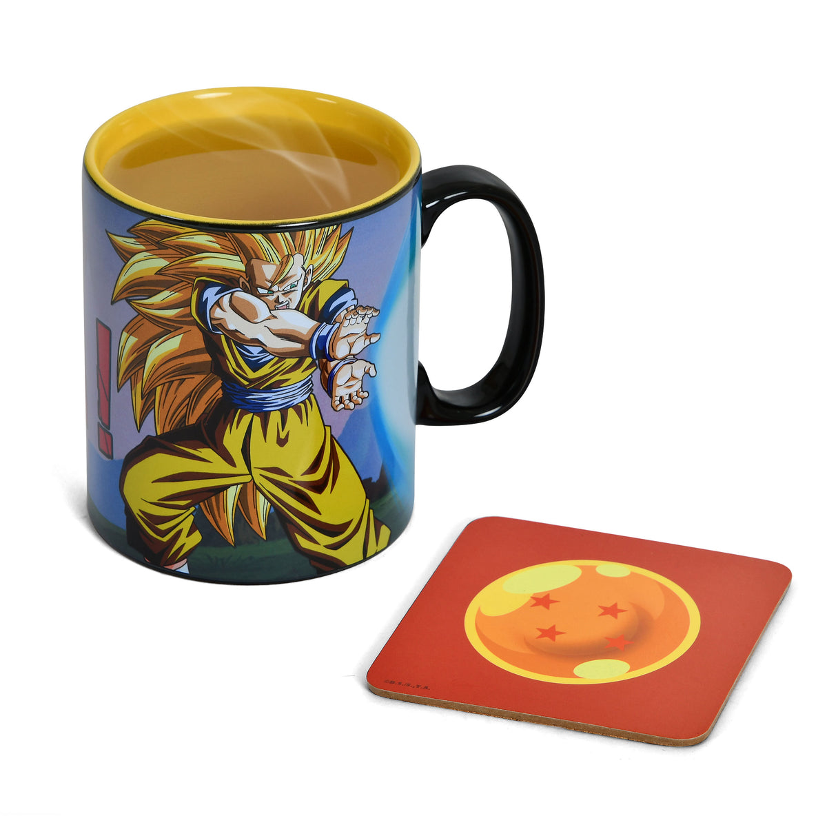 Immagine del prodotto Dragon Ball Z - Goku Kamehameha Tazza con effetto termico e sottobicchiere